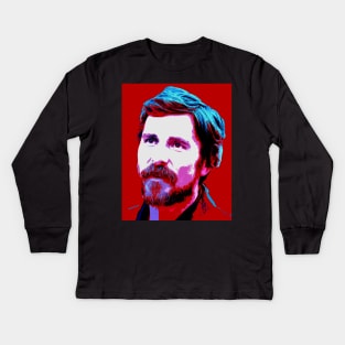 christian bale Kids Long Sleeve T-Shirt